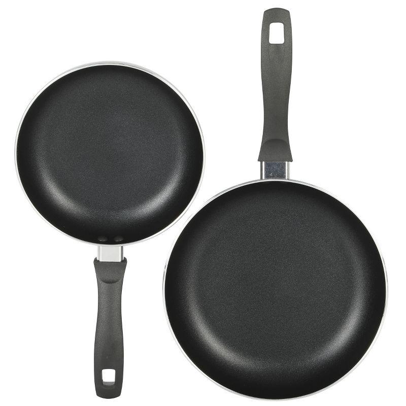 Oster 10 Piece Non Stick Cookware Set in Charcoal Grey