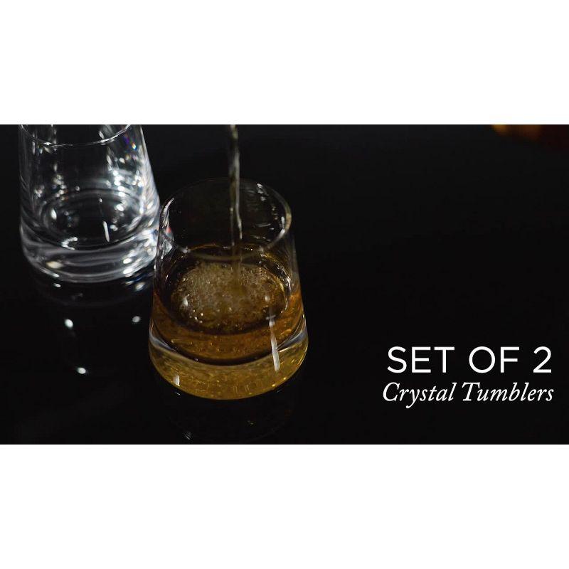 Burke Crystal Whiskey Glasses Set of 2