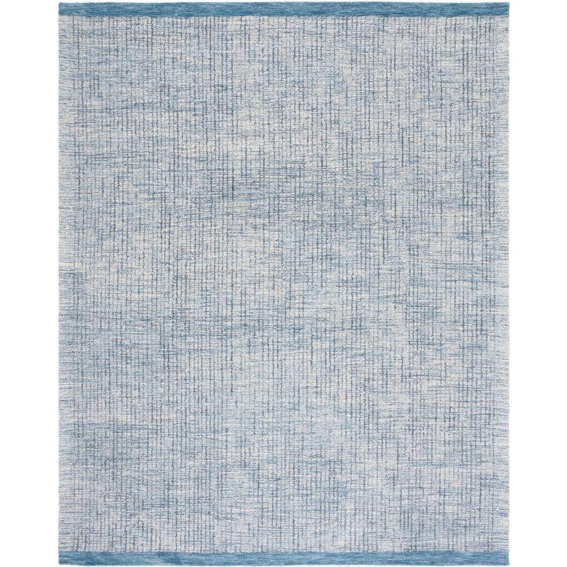 Metro MET151 Hand Tufted Indoor Area Rug - Ivory/Blue - 8'x10' - Safavieh