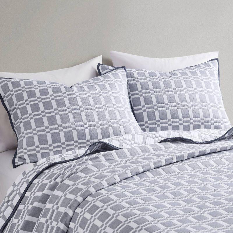 Harlow 3 Piece Reversible Matelasse Coverlet Set