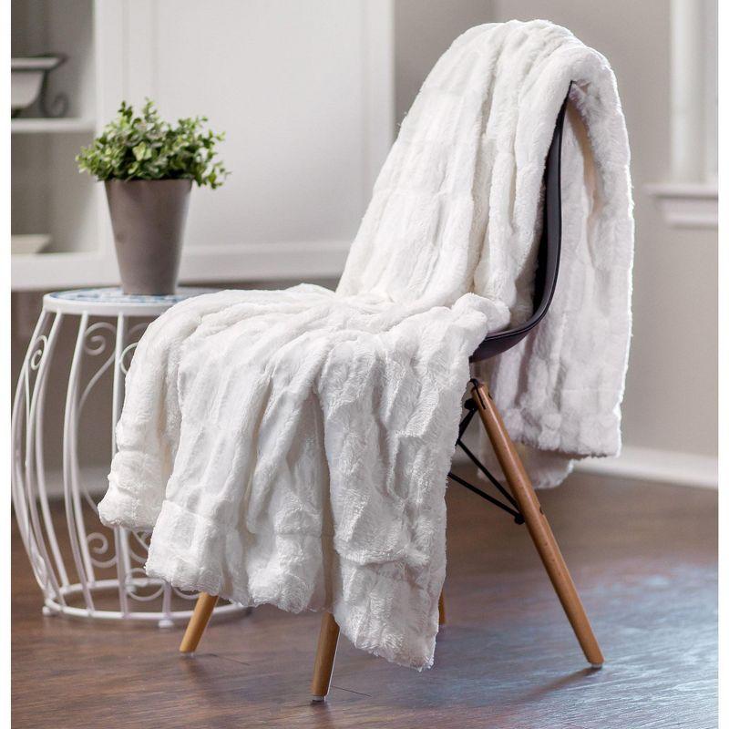 Chanasya Faux Fur Throw