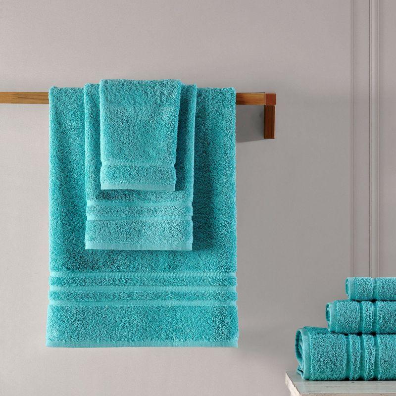 Hawmam Linen Coral 6 Piece Bath Towels Set for Bathroom Original Turkish Cotton Soft, Absorbent 2 Bath Towels, 2 Hand Towels, 2 Washcloths
