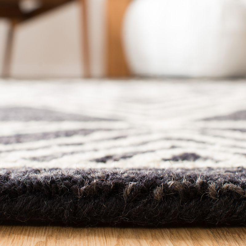 Micro-Loop MLP155 Hand Tufted Area Rug - Charcoal/Ivory - 5'x8' - Safavieh.