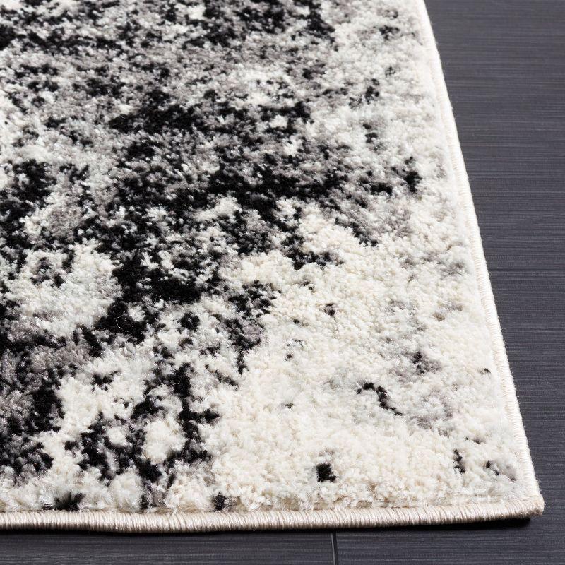 Tulum TUL284 Power Loomed Area Rug - Ivory/Black - 8'x10' - Safavieh.