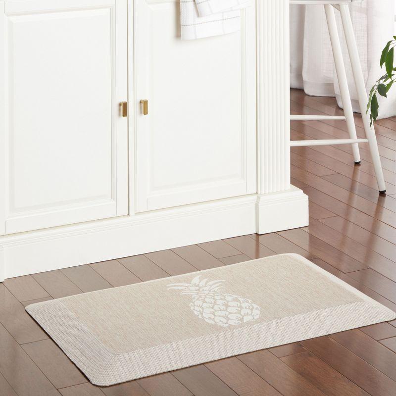 Martha Stewart Aloha Modern Pineapple Anti-Fatigue Air-Infused Kitchen Mat