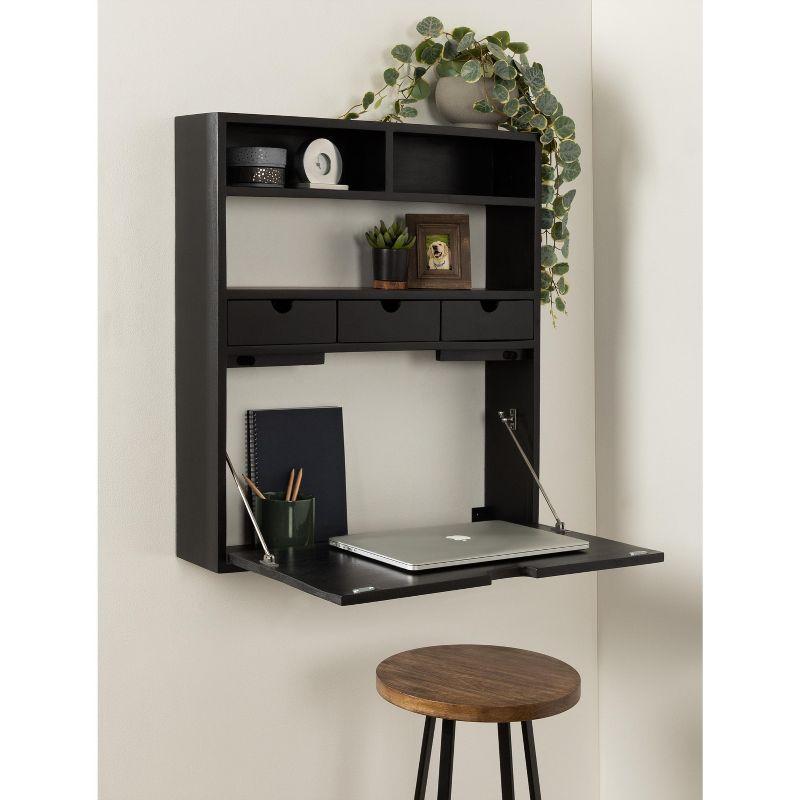 Kate and Laurel Georgie Wall Hanging Desk