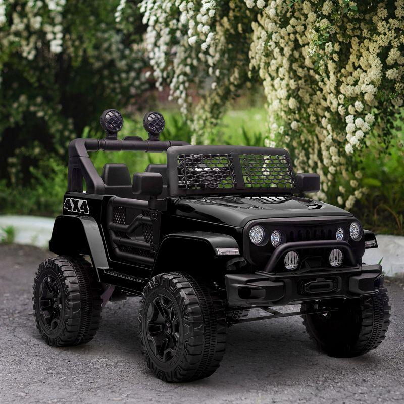 Aosom 12 Volt 1 Seater All-Terrain Vehicles Battery Powered Ride On with Remote Control