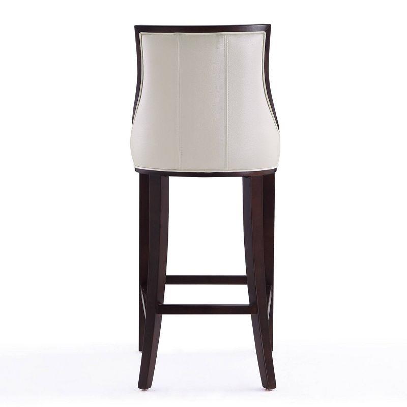 Set of 3 Fifth Avenue 31.5" Beech Wood Barstools with Footrest - Manhattan Comfort