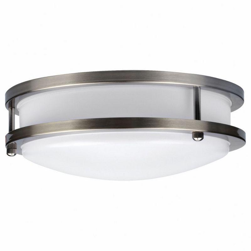 Access Lighting Solero II 1 - Light Flush Mount in  Brushed Steel