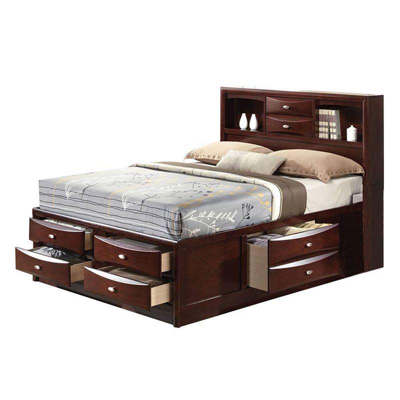 86" Full Bed Ireland Bed Espresso - Acme Furniture