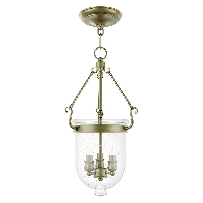 Livex Lighting Jefferson 3 - Light Chandelier in  Antique Brass