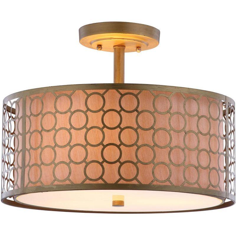 Giotta Ceiling Light - Antique Gold - Safavieh.