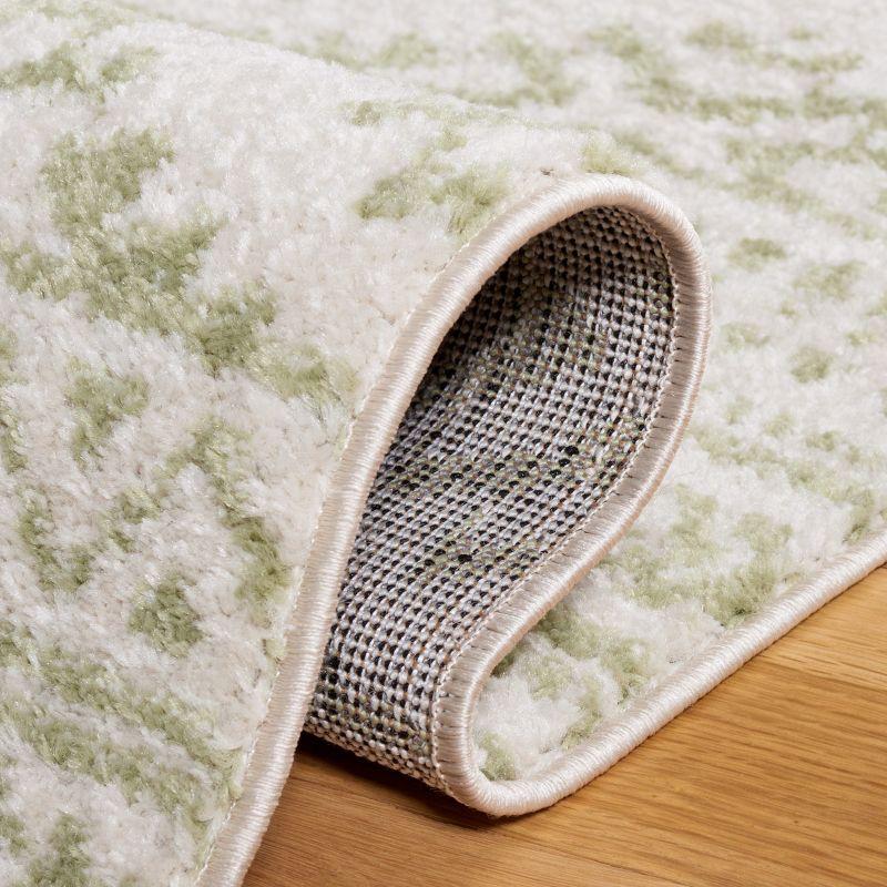 Tulum TUL272 Power Loomed Indoor Area Rug - Ivory/Sage - 5'3"x7'6" - Safavieh
