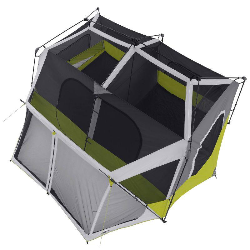 Core Equipment 10 Person Instant Cabin Tent with Screen Room - Green