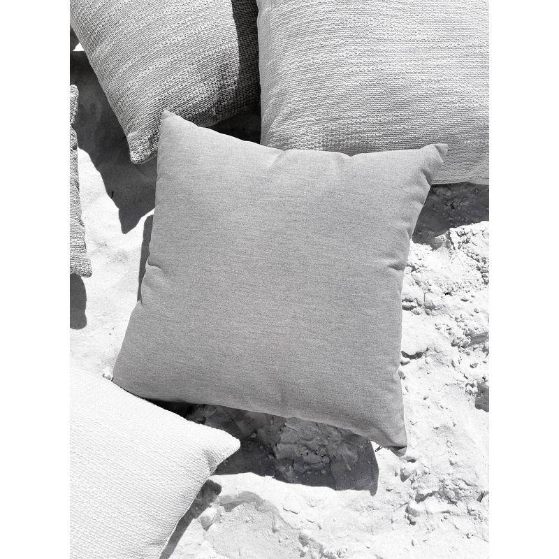 Luxe Essential Grey Indoor Outdoor Pillow