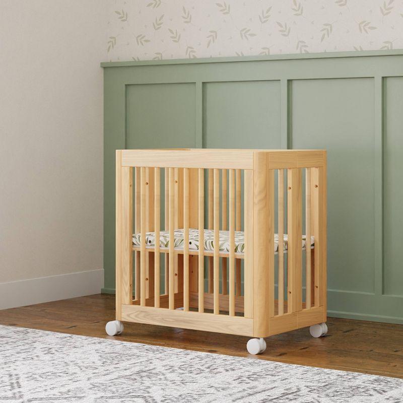 Babyletto Yuzu Natural Wood 8-in-1 Convertible Baby Crib with All Stages Conversion Kit