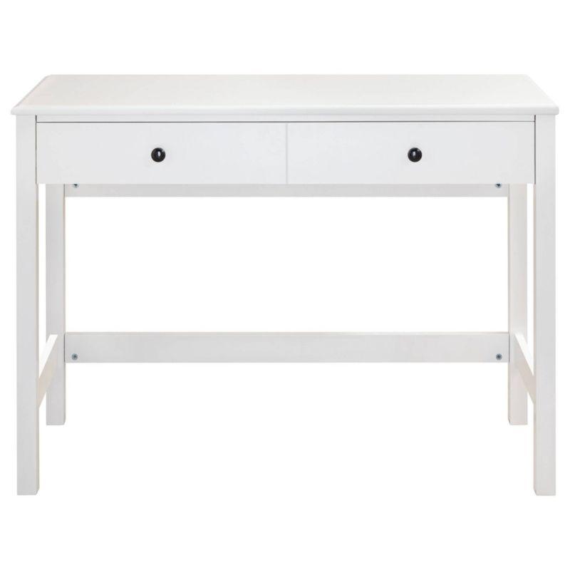 Othello Home Office Small Desk White - Signature Design by Ashley: Parsons-Style, Single Drawer Storage