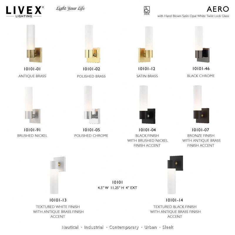 Livex Lighting Aero 1 - Light Sconce in  Brushed Nickel