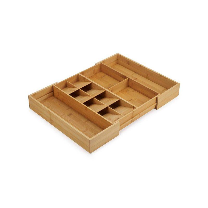 Expandable Bamboo Cutlery and Utensil Drawer Organizer