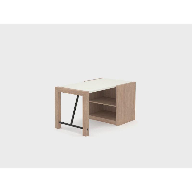 Sauder Dixon City Computer Desk Brushed Oak