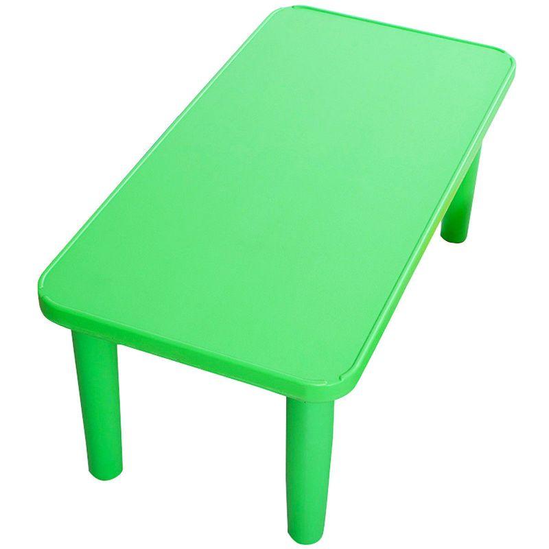 Costway Kids Portable Plastic Table Learn and Play Activity School Home Furniture Green