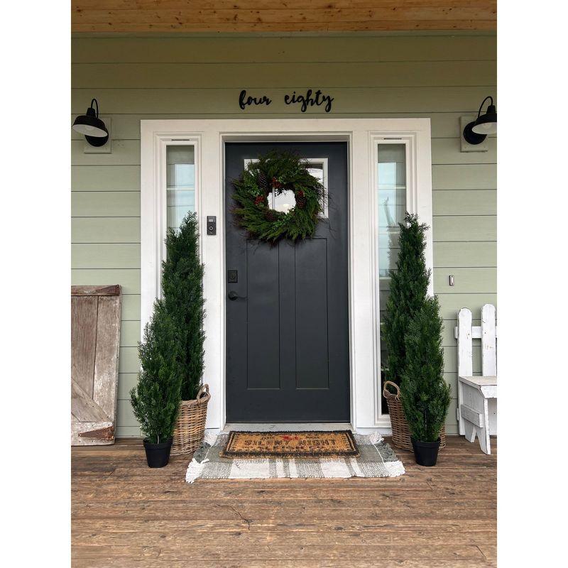 Nearly Natural 3-ft Mini Cedar Pine Tree (Indoor/Outdoor)