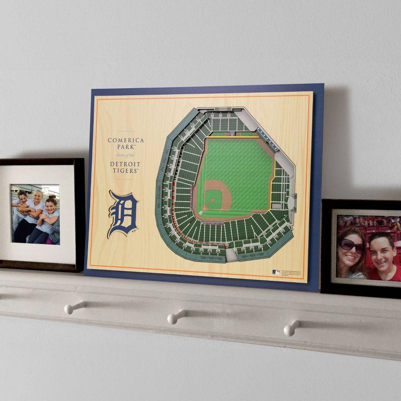 MLB 5-Layer StadiumViews 3D Wall Art