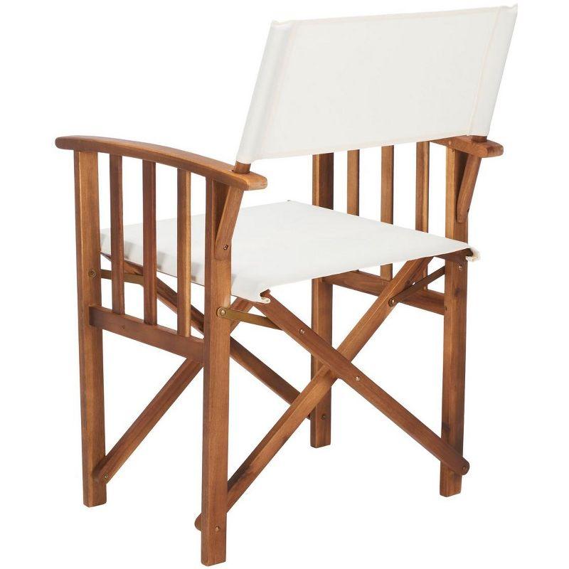 Laguna Director Chair Indoor/Outdoor (Set Of 2) - PAT7004 - Natural/Beige - Safavieh