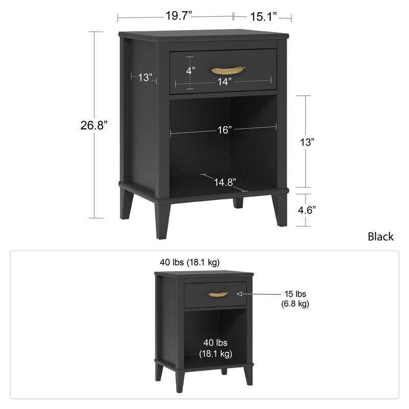 Monarch Hill Hawken 1 Drawer Nightstand