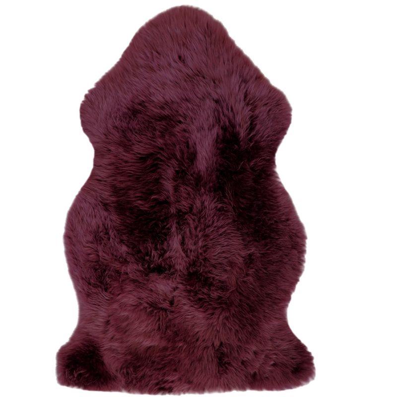 Natural Milan Sheepskin Single Rug | Logan berry | 2'x3'