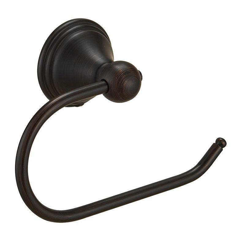 Black Zinc Alloy Wall Mounted Toilet Paper Holder