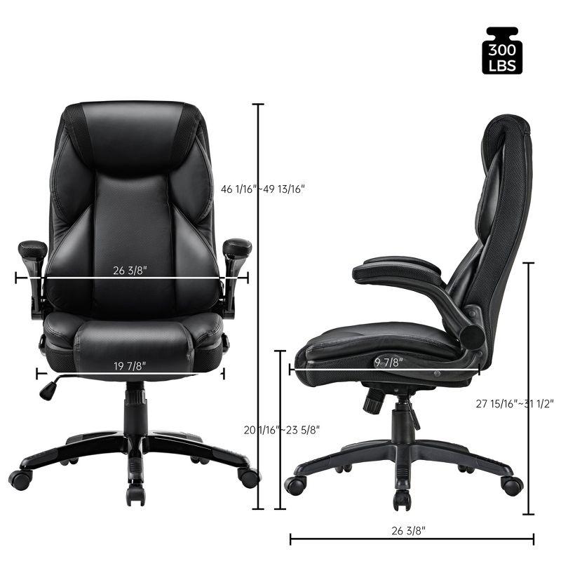 EUREKA ERGONOMIC Galene, Faux Leather Office Chair