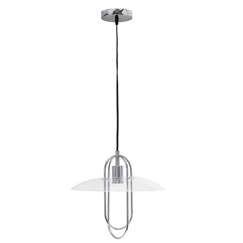 1-Light Elongated Metal Pendant - Lalia Home