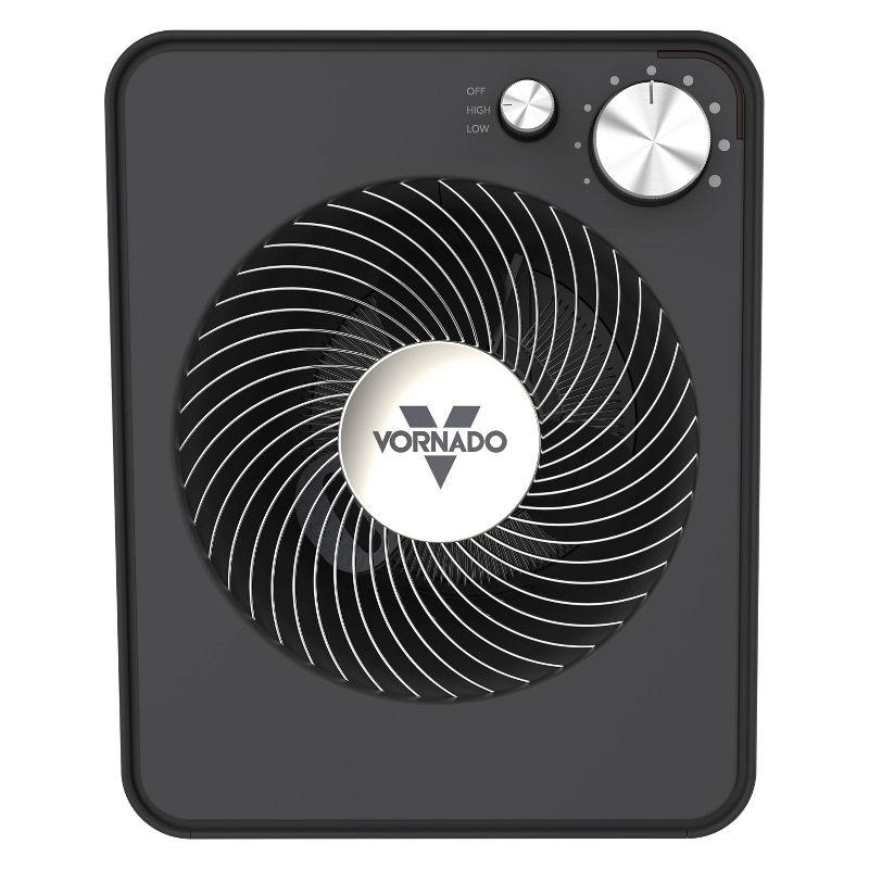 Vornado VMHi300 Heater: Portable Electric Space Heater, Adjustable Thermostat, Metal Frame, 1500W, ETL Listed, Gray