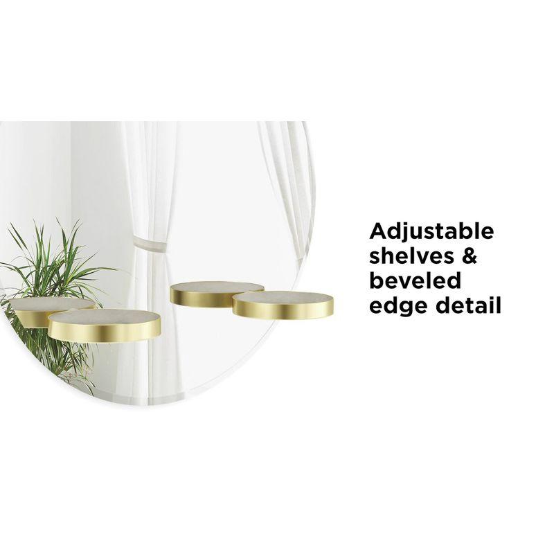 Perch Wall Mirror And Shelves