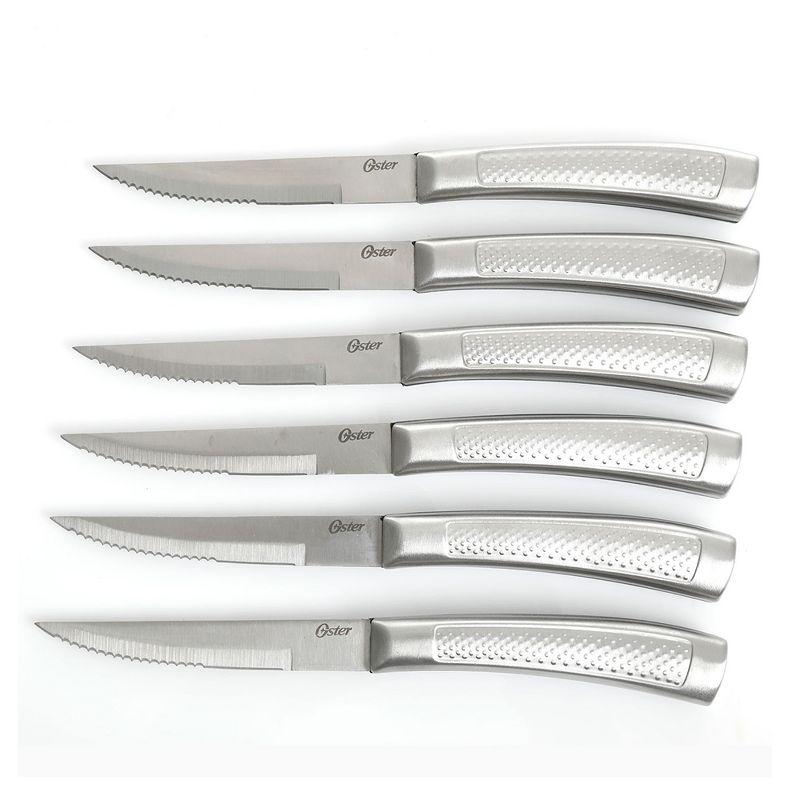 Oster Oster Wellisford Stainless Steel Kitchen Knife Cutlery Set With Block, 14 Piece