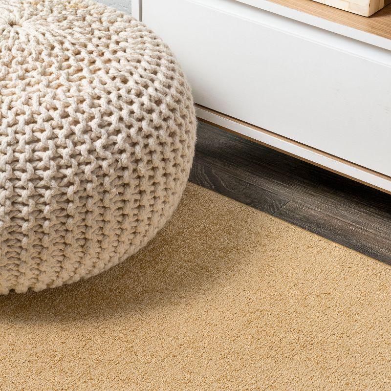 Haze Solid Low-Pile Indoor Area Rug - JONATHAN Y