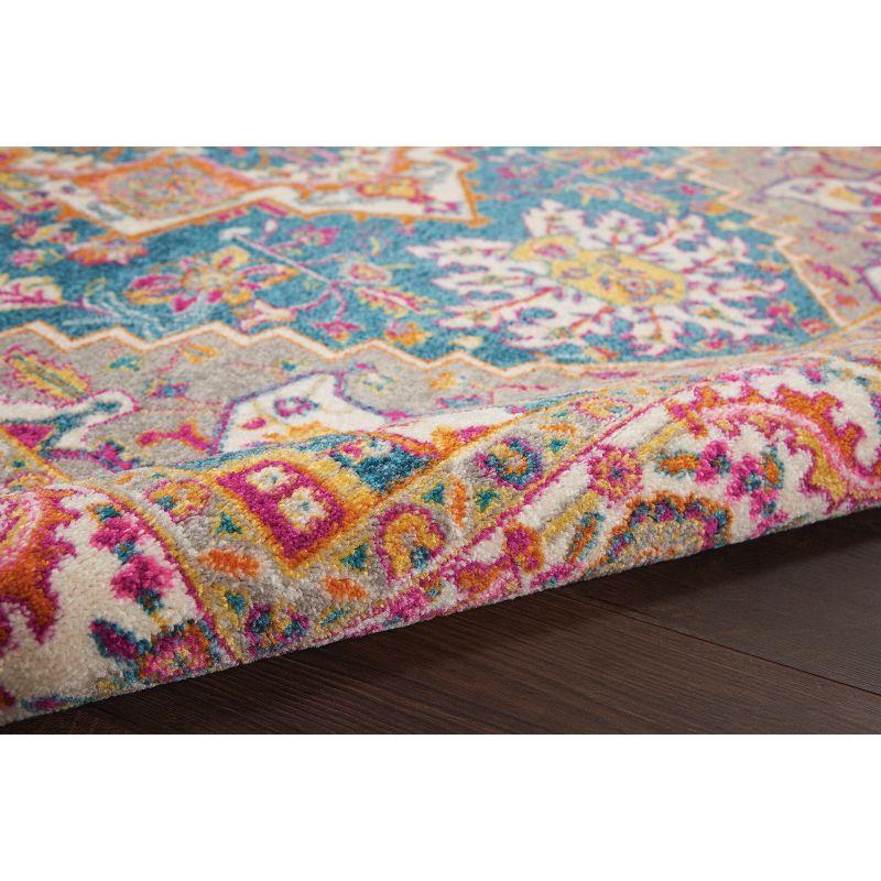 Nourison Passion Colorful Center Medallion Area Rug