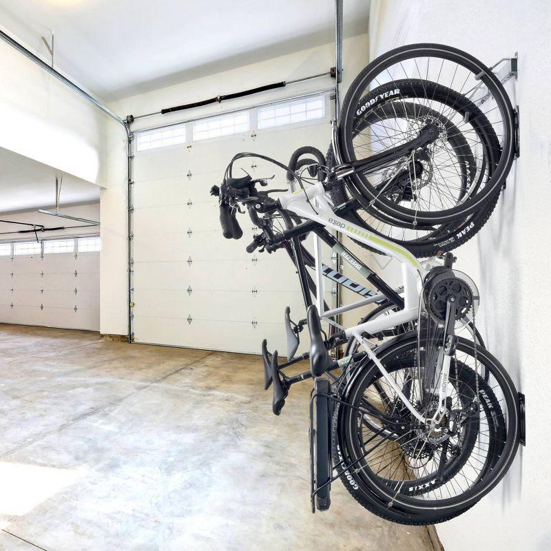 4 Bike Wall Mounted Bike Rack