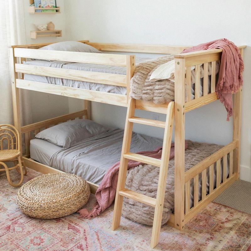 Max & Lily Twin over Twin Low Bunk Bed