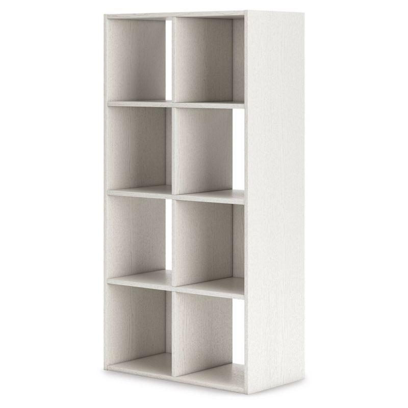 White Eight Cube Organizer with Laminated Surface