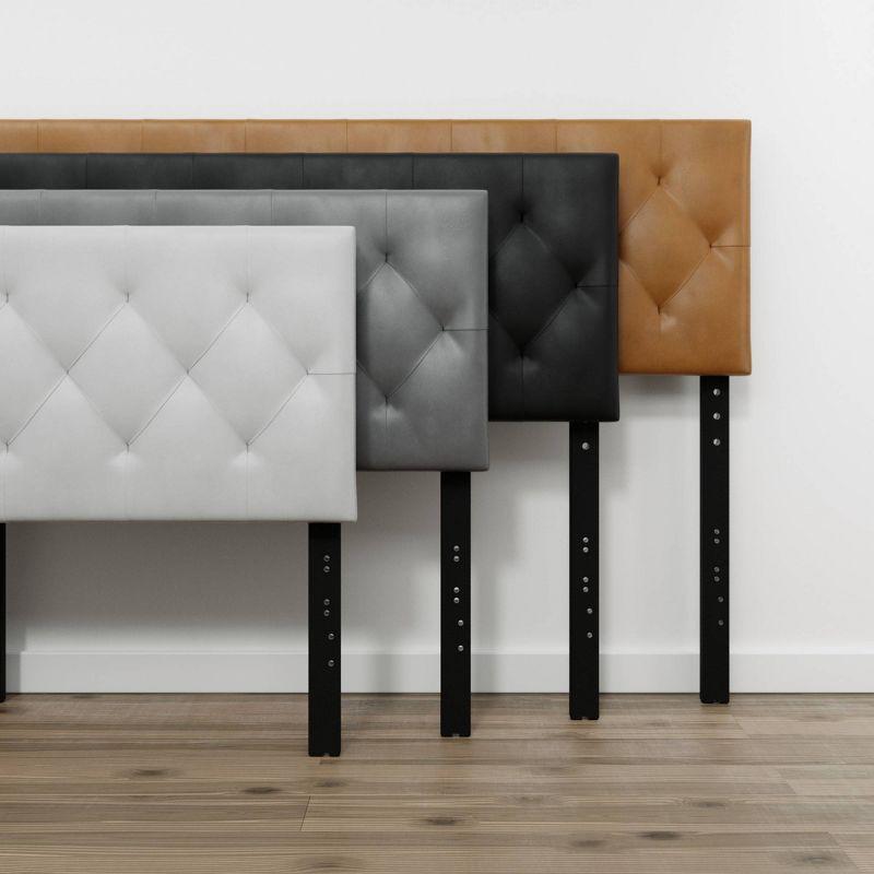 Avery Adjustable Faux Leather Headboard - Brookside Home