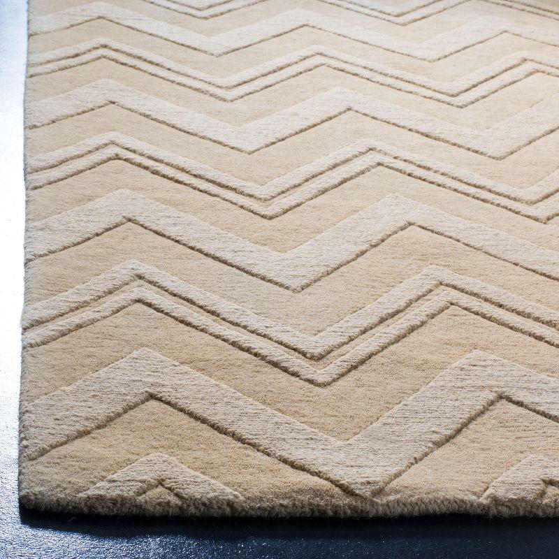 Nishi Hand Loomed Wool Chevron Rug
