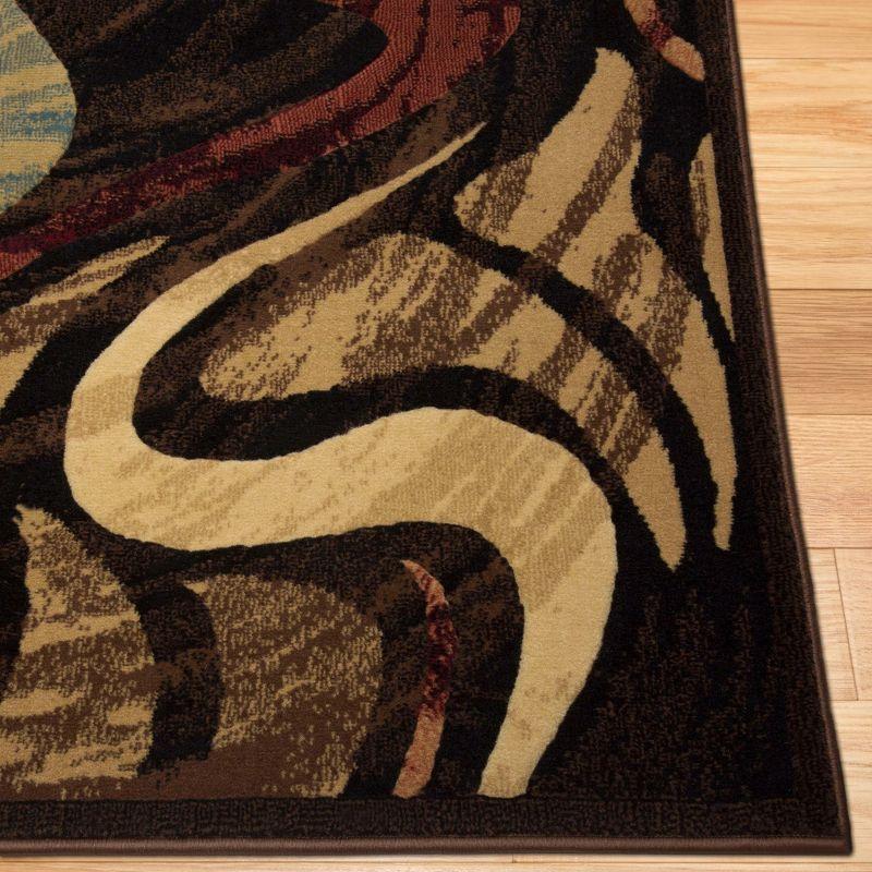 Home Dynamix Catalina Picasso Contemporary Artistic Swirl Area Rug