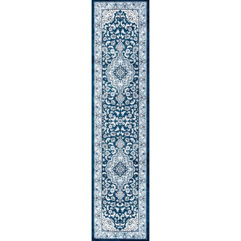 Palmette Modern Persian Floral Area Rug - JONATHAN Y