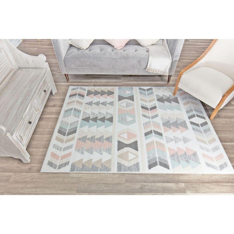 Rugs America Mika Geometric Contemporary Area Rug