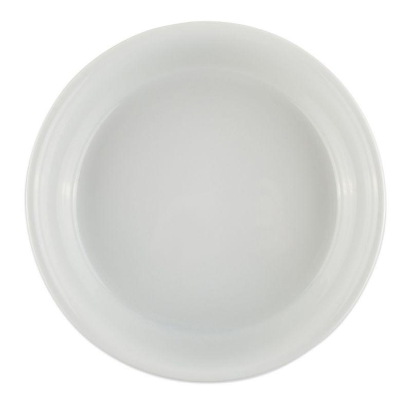 Bone Dry Pet Bowl - White Marble - Medium 6Dx2H Set/2