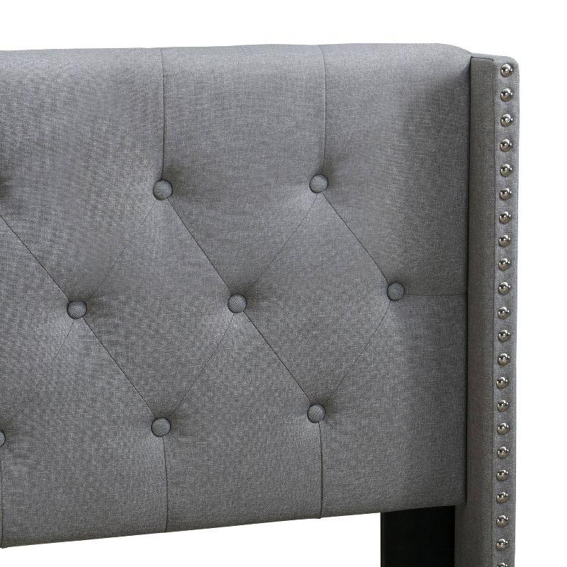 Adler Upholstered Bed - Finch