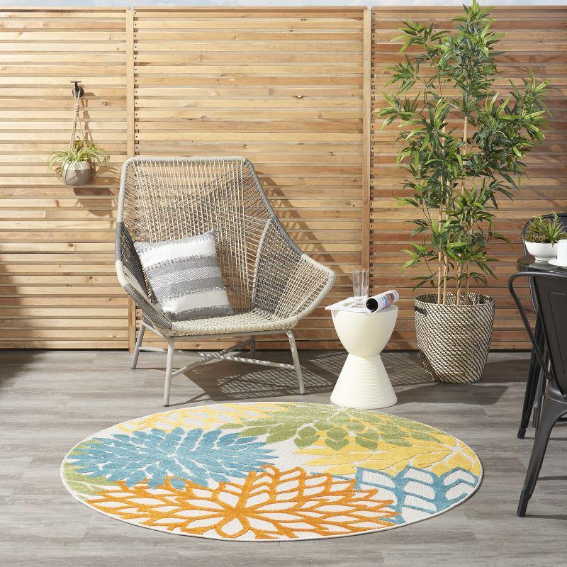 Nourison Aloha Floral Bloom Outdoor Rug