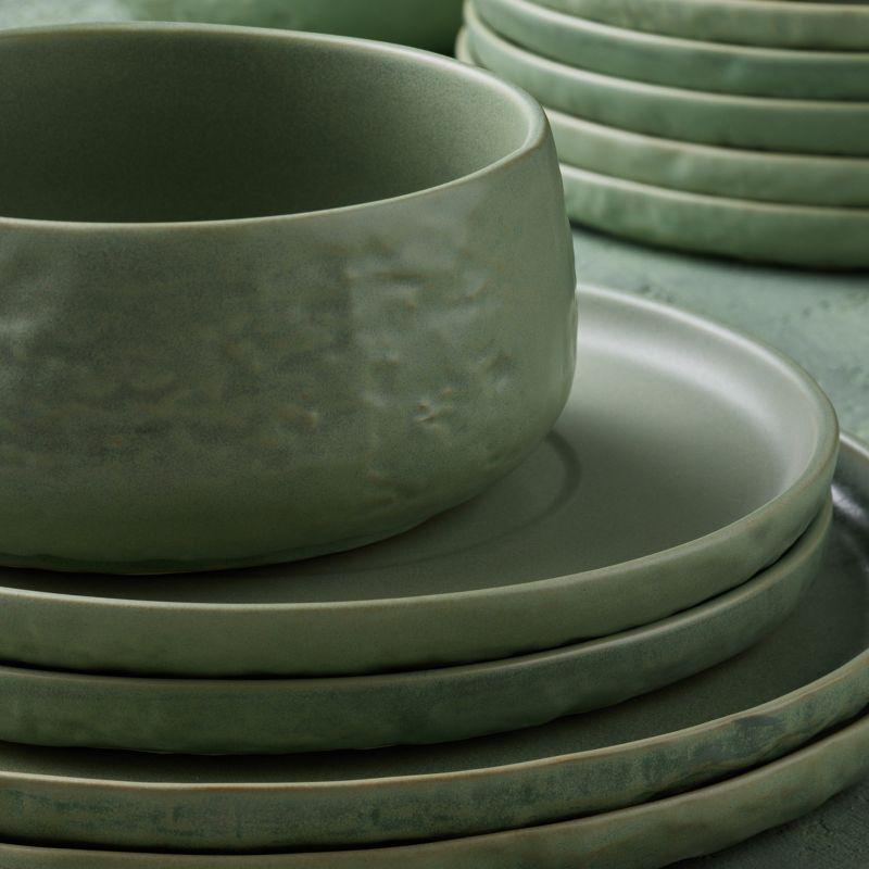 Shosai Stone by Mercer Project Shosai 16-Piece Dinnerware Set Stoneware